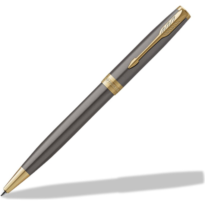 Шариковая ручка PARKER SONNET GREY CORE GT (2213679) M черный